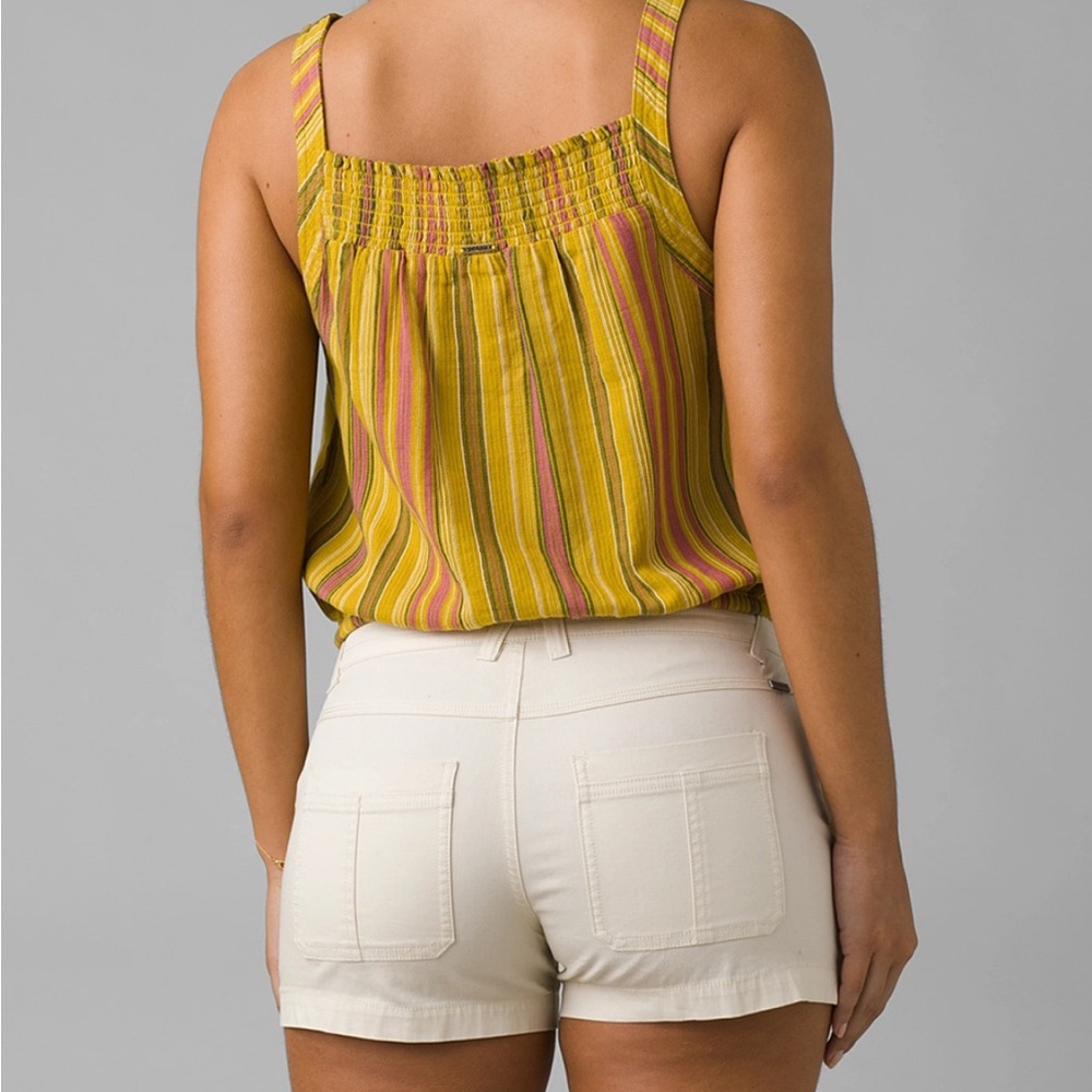 Prana Leapfrog Stripe Little Palm Organic Cotton Cami - Picture 2 of 11